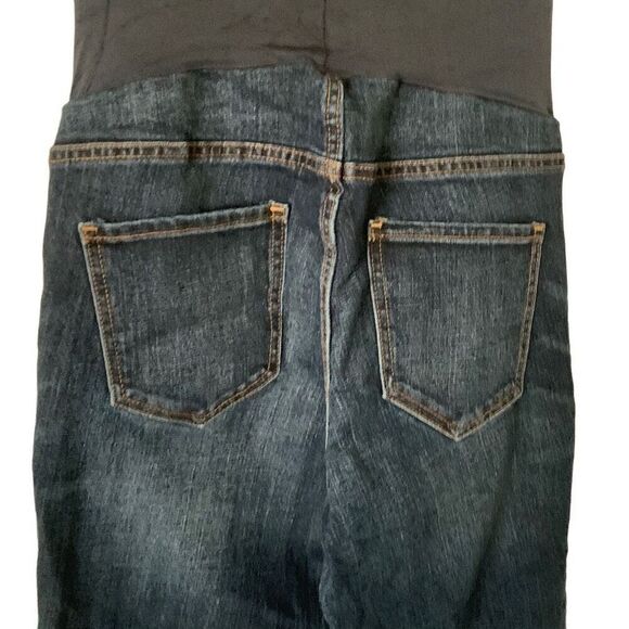 Pre Owned Women’s Old Navy Maternity Full Panel Boot Cut Jeans Sz 4 Classic - Picture 3 of 12